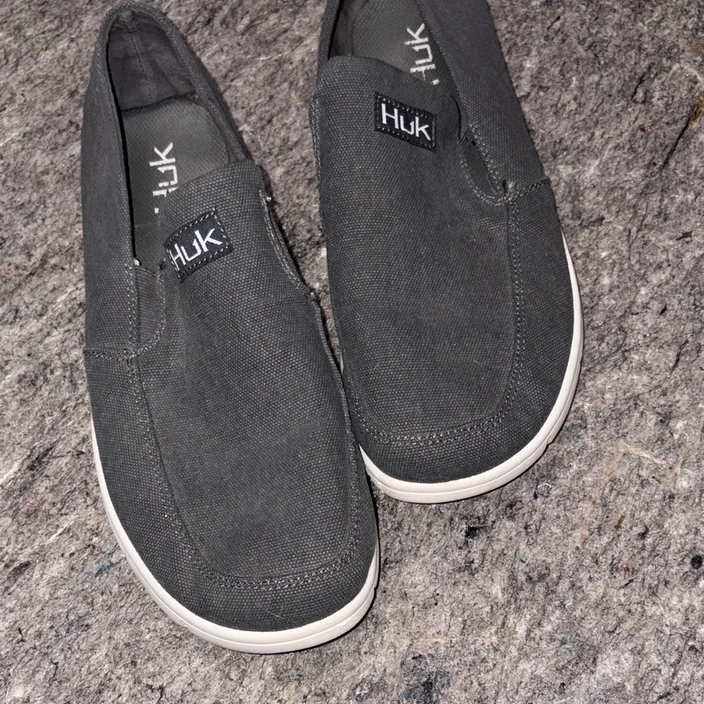 Huk Charcoal Slip-On Loafers - Picture 2 of 9